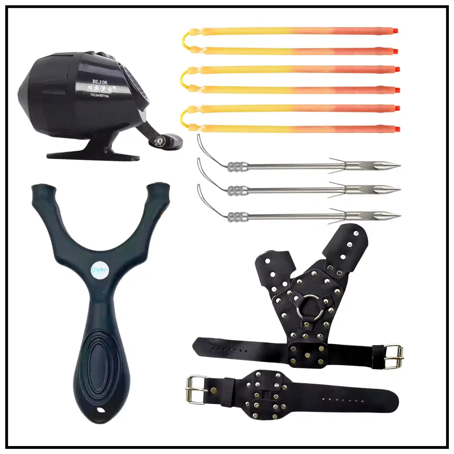 High Quality Fish Shooting Slingshot Set | Powerful Fishing & Hunting Slingshot for Outdoor Sports & Professional Shooting