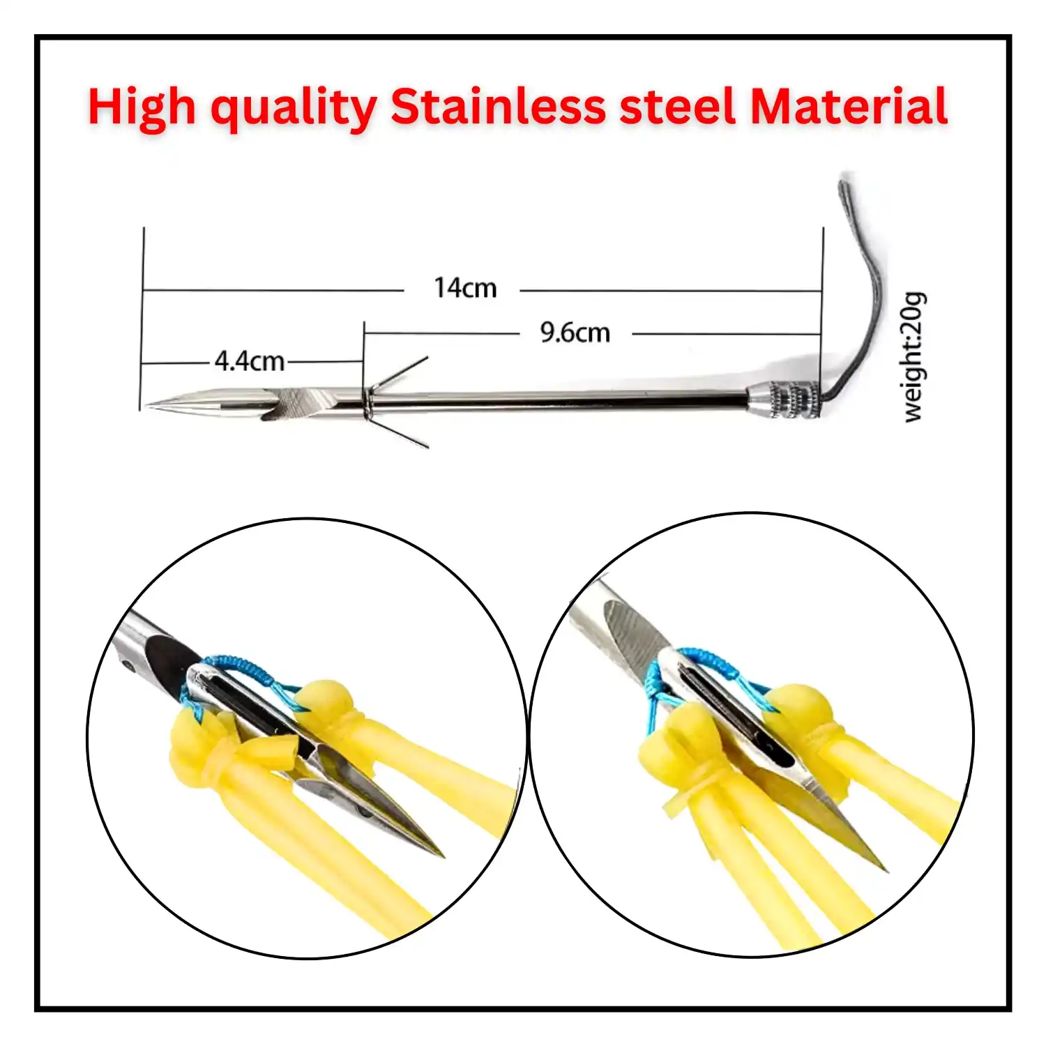 Fishing Dart (3 Pieces) for Slingshot – Sharp, Durable & Ready to Use