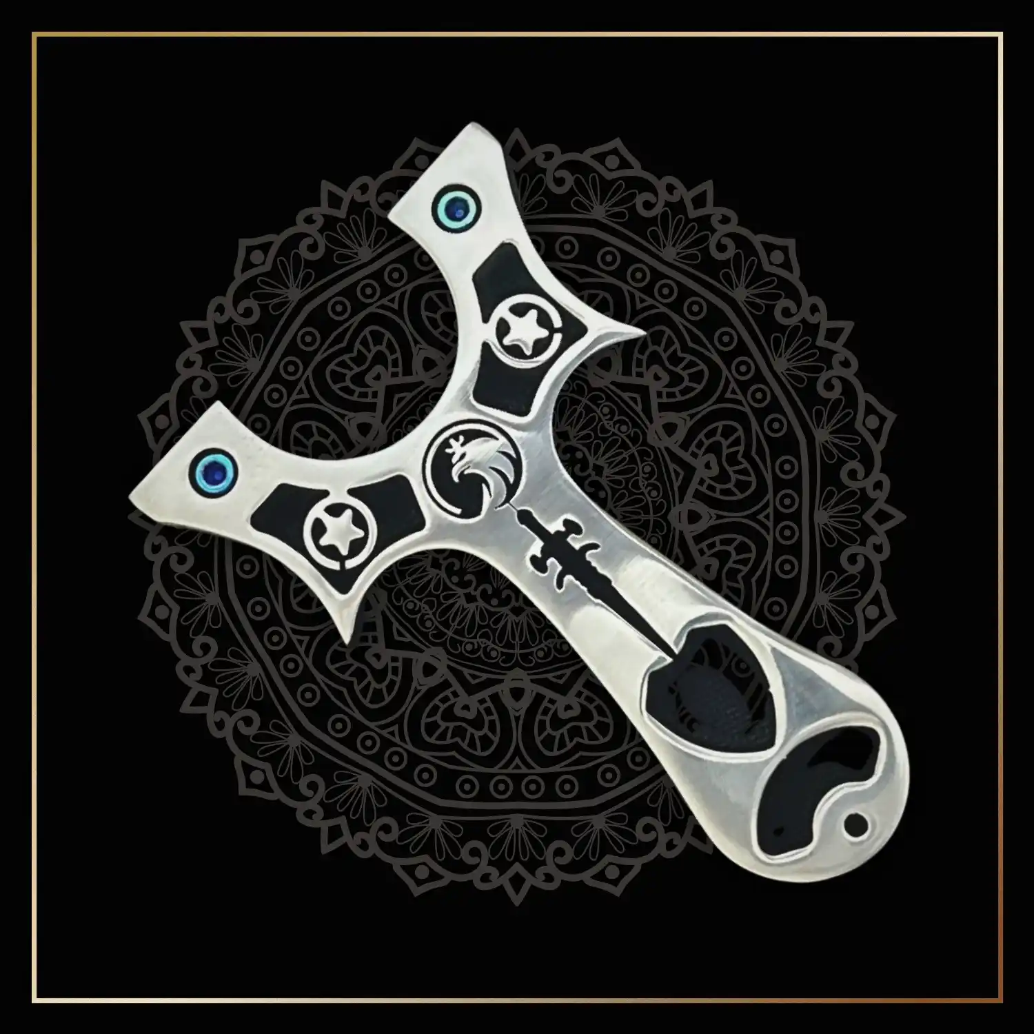 Professional Steel Slingshot for Bird Hunting with 50 Steelballs | Model S17