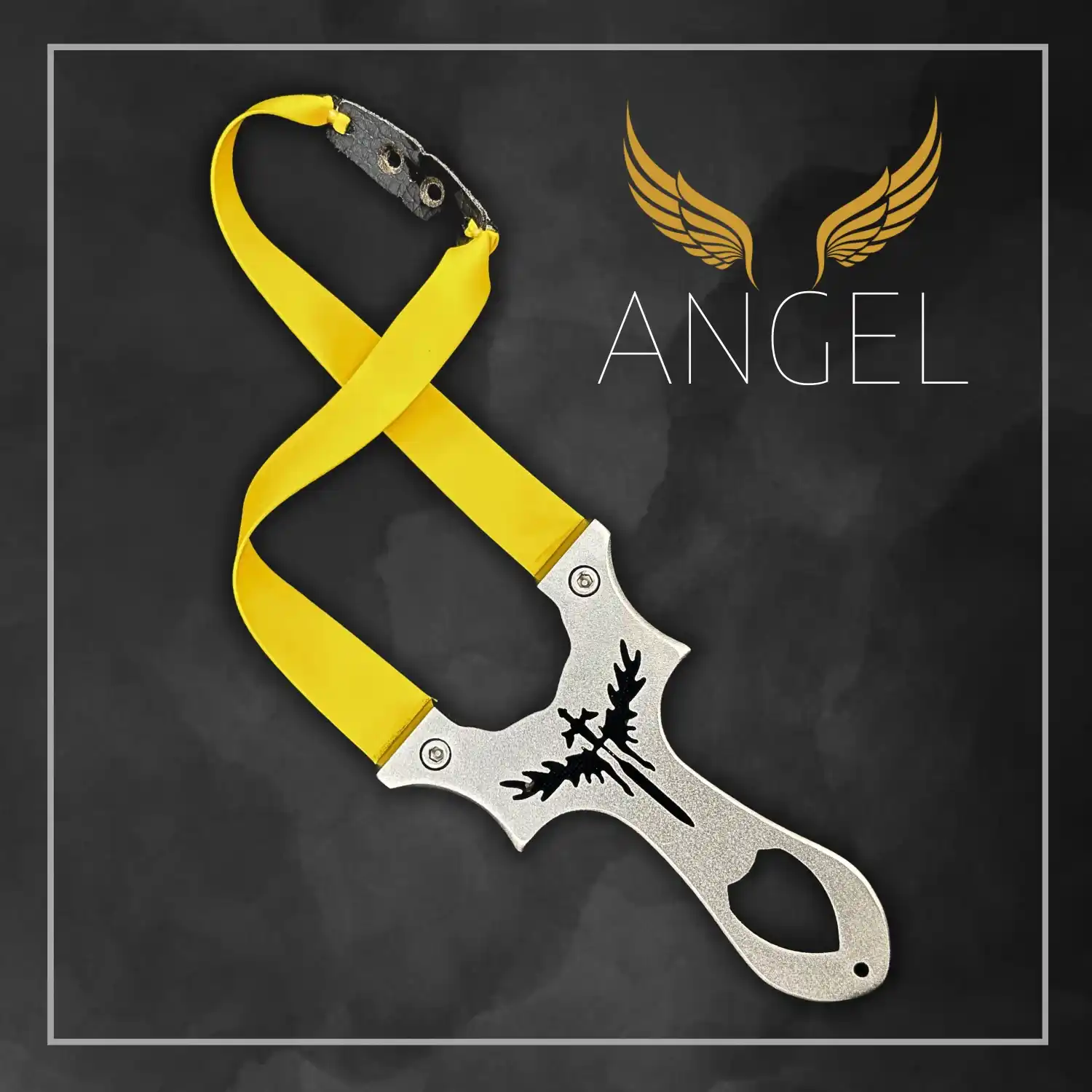 Powerful Stainless Steel Slingshot for Hunting Birds with Precise Band | Model S39