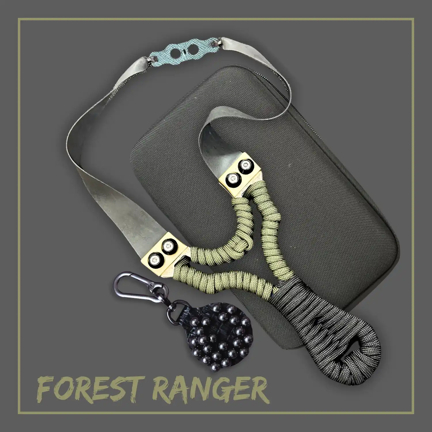 Professional Slingshot with Powerful Rubber for Hunting |Model S52 | Made in England