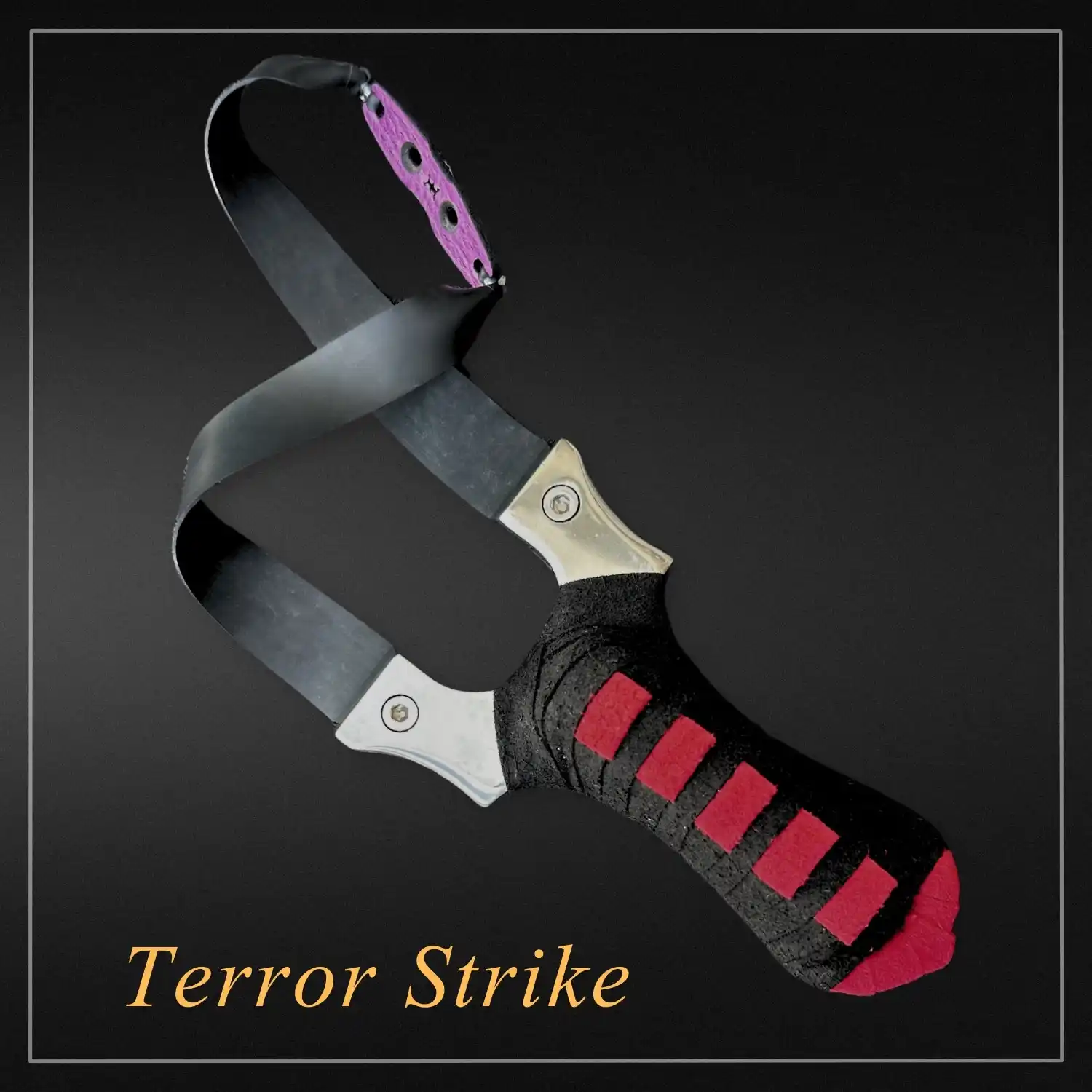 Powerful Stainless Steel Slingshot for Hunting with Powerful Band| Model S38