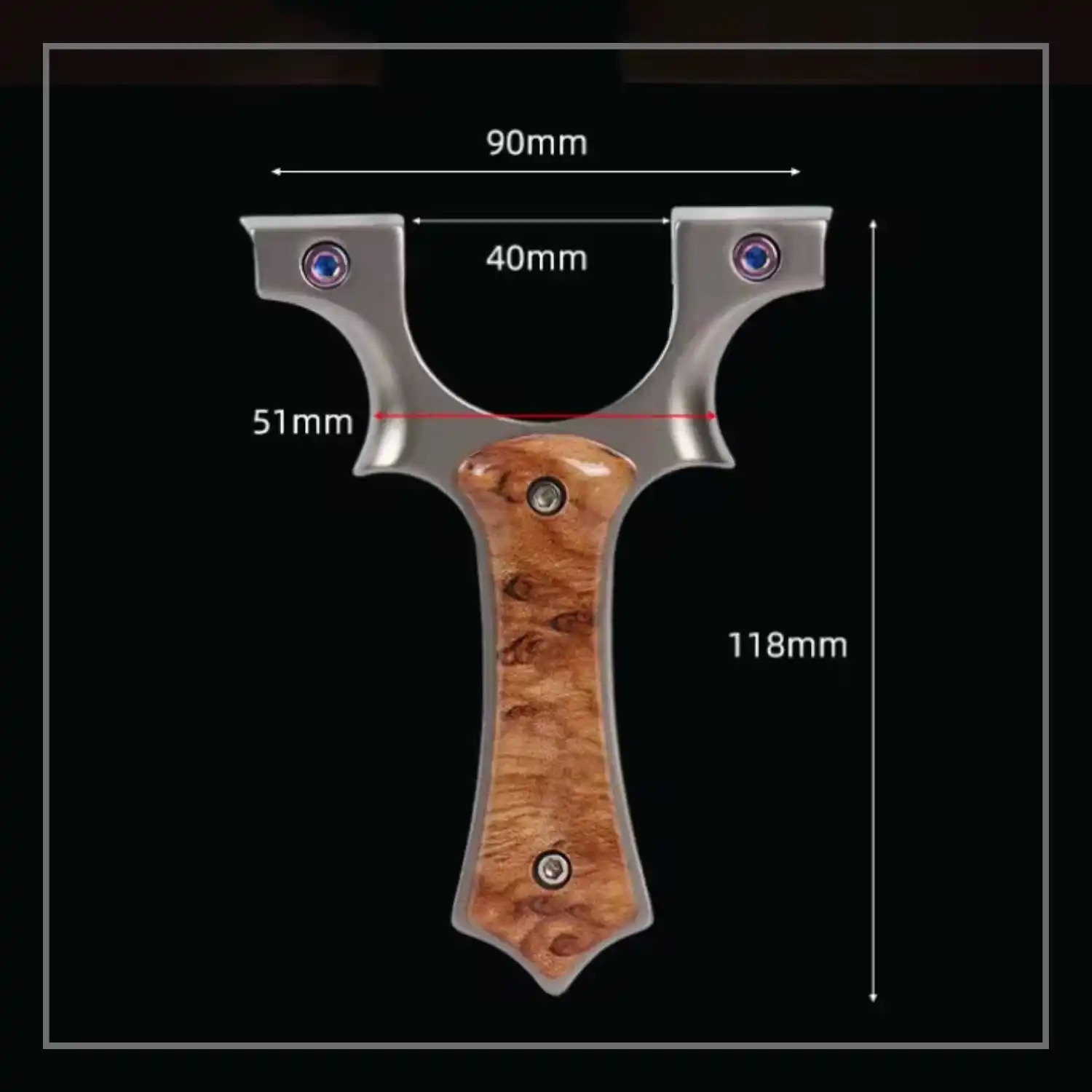 Slingshot Stainless Steel Outdoor Shooting Adult Competitive Flat Leather Quick Pressure Slingshot Hunting Slingshot Model S77