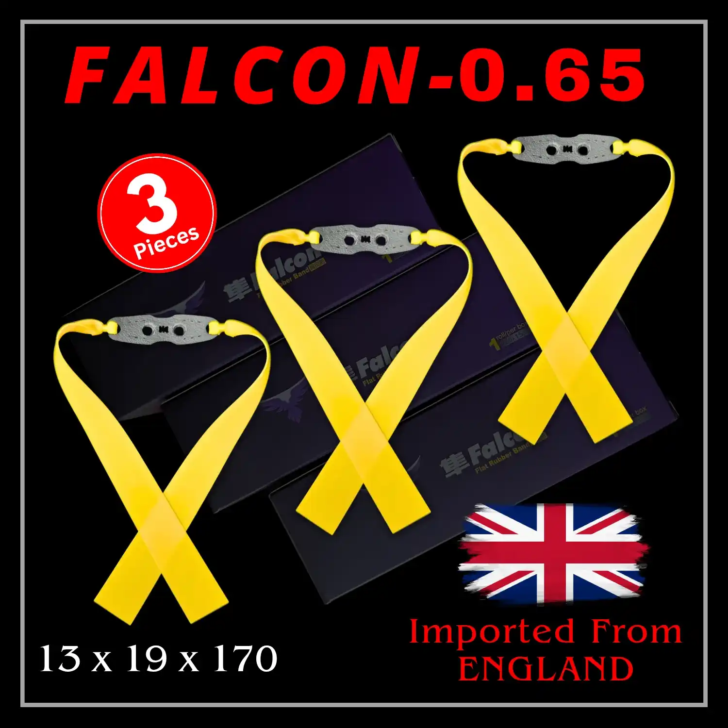Falcon 0.65 This falcon brand is the most used brand by slingshot players in continental Europe, it is specially designed for hunting, and its speed and performance are high, so it is loved by European slingshot players.