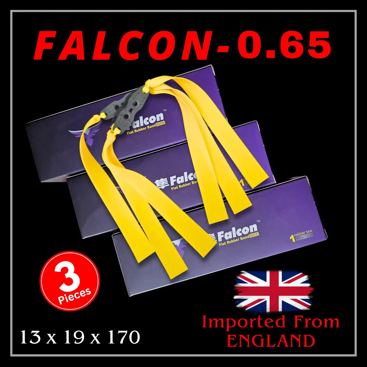 Falcon 0.65 This falcon brand is the most used brand by slingshot players in continental Europe, it is specially designed for hunting, and its speed and performance are high, so it is loved by European slingshot players.
