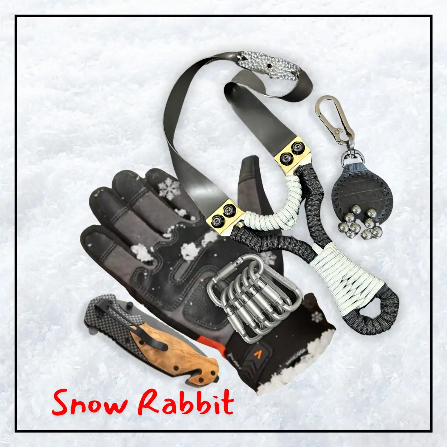 Precision Slingshot for Hunting – Model S48 | High Power & Accuracy | Premium Catapult Rubber | Made in England