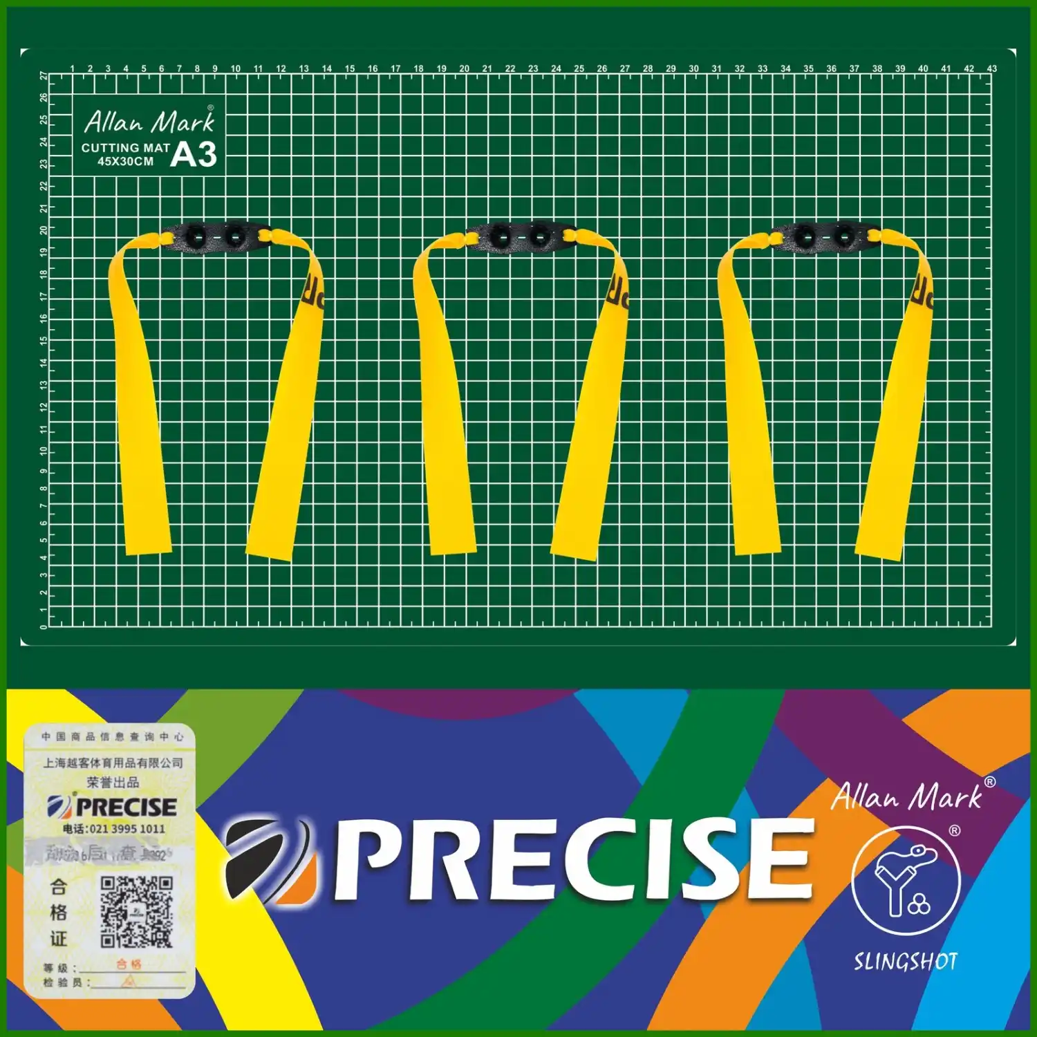 Precise 0.75 Slingshot Rubber Bands (3 Pieces) | High Elastic Latex Flatbands | Durable Replacement Bands for Hunting & Target Shooting