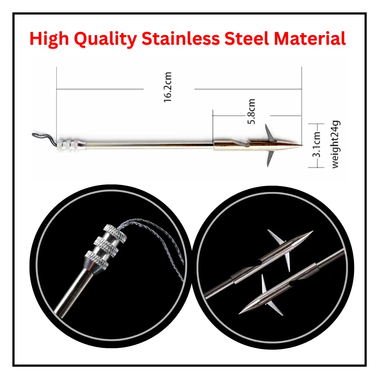 Fishing Darts 3 pcs , High Quality Metal Fish Darts for Outdoor Hunting and Slingshot Dart , Entertainment for River Lake Stream