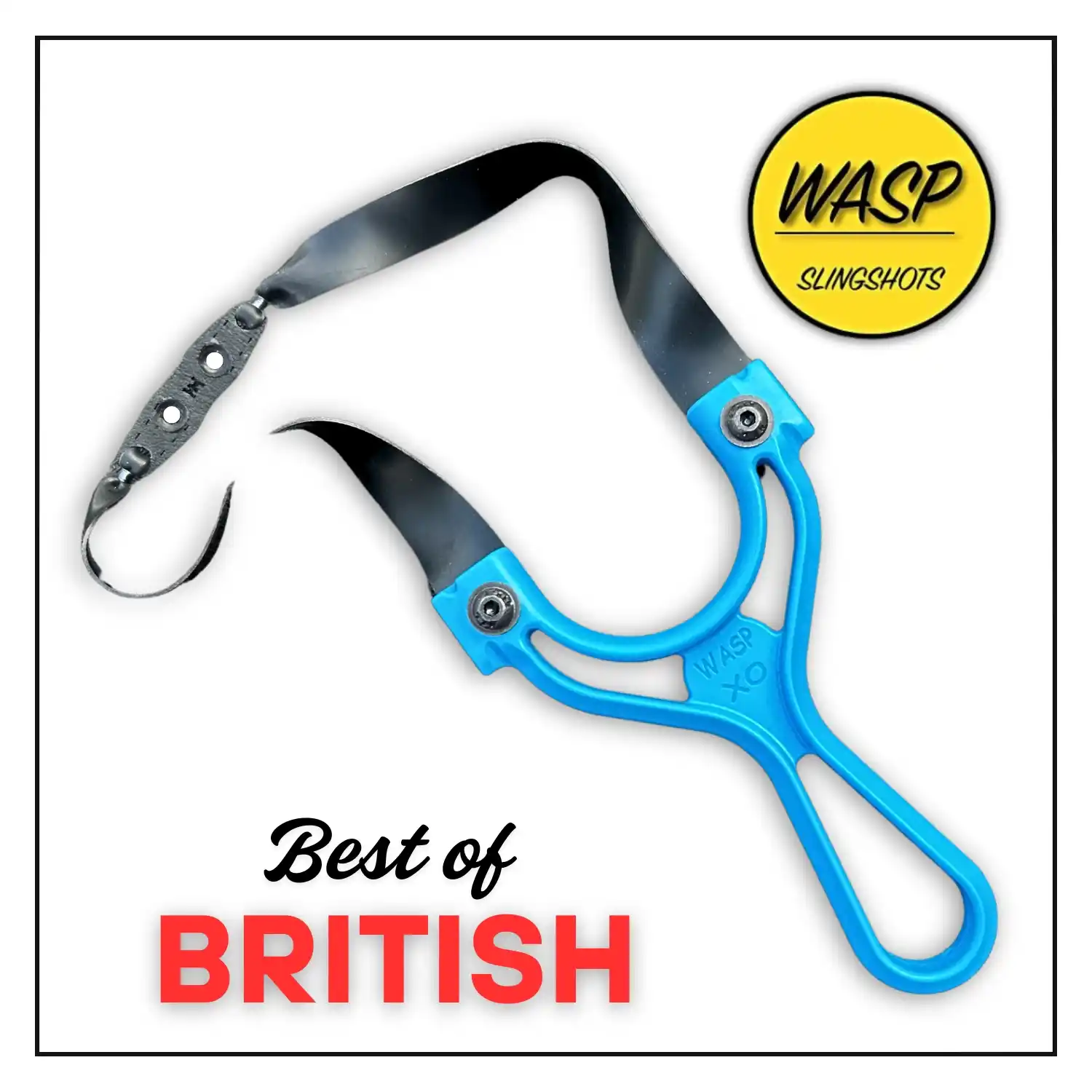 Imported Wasp XO Ultra Light Blue Slingshot for Hunting & Camping | OTT and  TTF Professional Hunting Slingshot | Pack of 1
