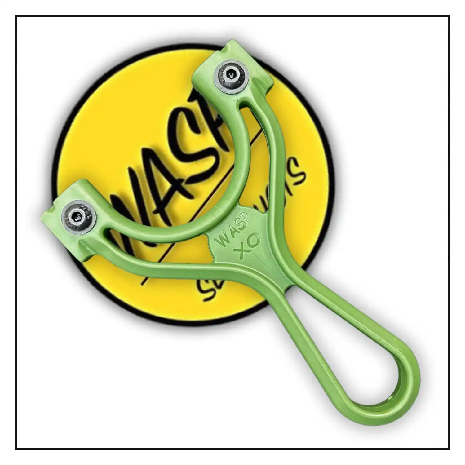 Professional Wasp XO Ultra Green Slingshot for Hunting & Camping | OTT and TTF Imported Hunting Slingshot | Pack of 1