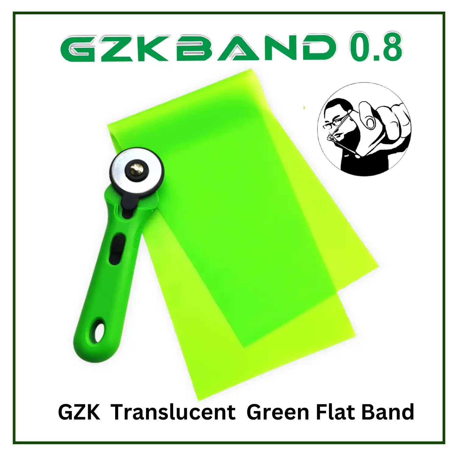 GZK 0.8 Slingshot Rubber Roll | High Elastic Latex Band for DIY Slingshot Making & Replacement | Durable Hunting Flatband Roll