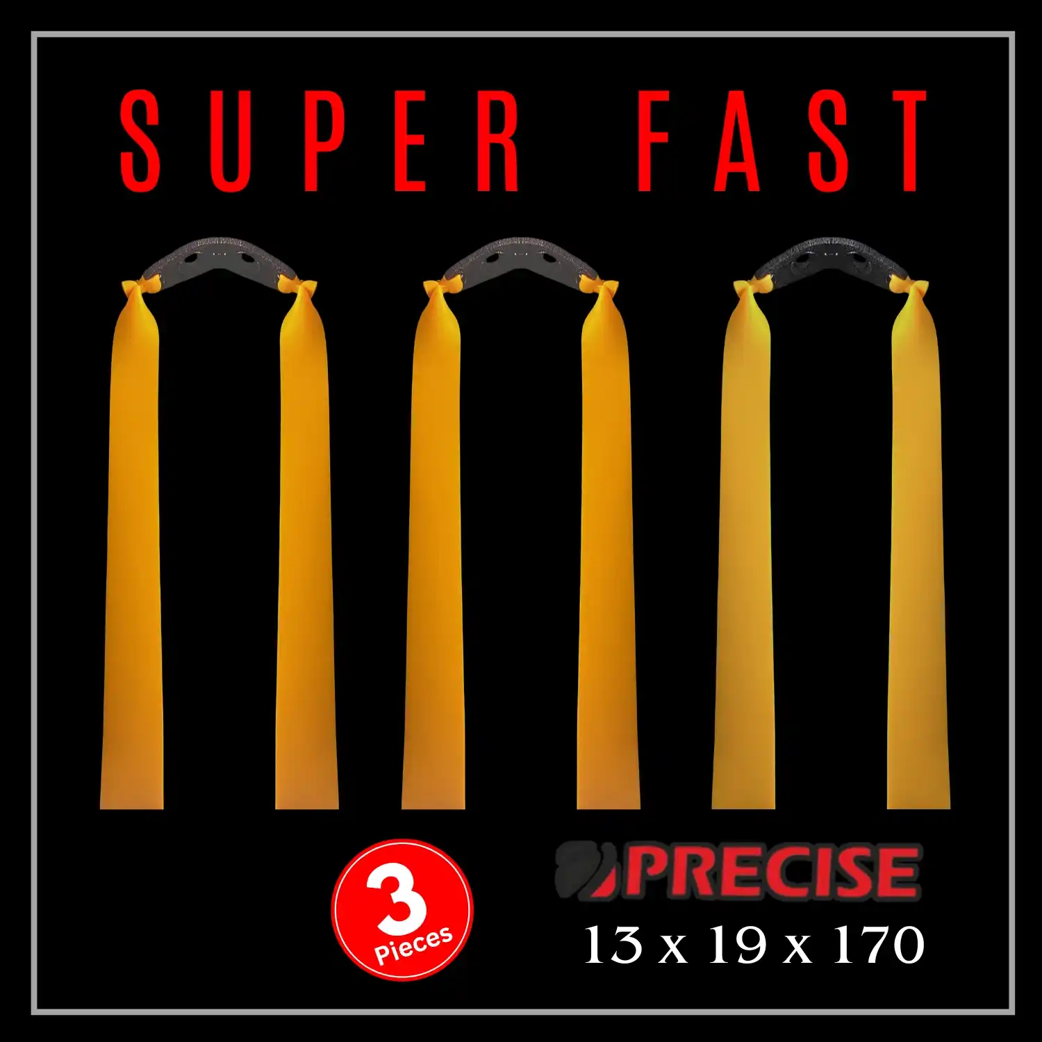 Precise 1 mm Thick , Galaxy high quality Slingshot Rubber, Long Range, Super fast , Hunting special Slingshot band