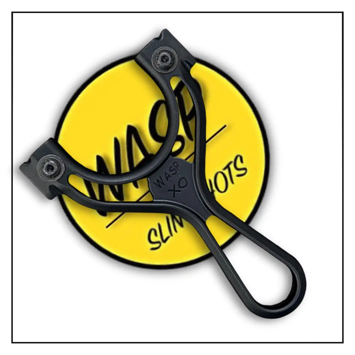 Wasp XO Ultra Light Black Slingshot for Hunting & Camping | OTT and TTF Imported Hunting Slingshot | Pack of 1