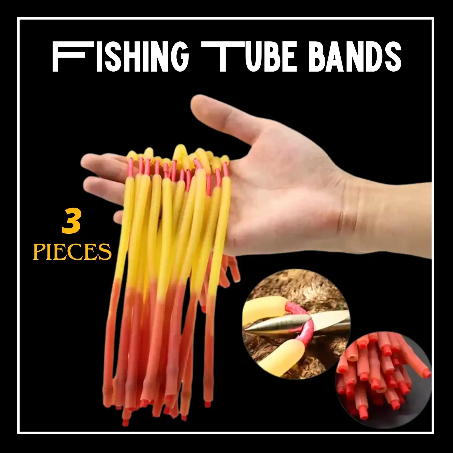 Fishing Tube Bands for Slingshot | High Elastic Latex Rubber Tubes | Durable Replacement Bands for Hunting, Fishing & Outdoor Shooting