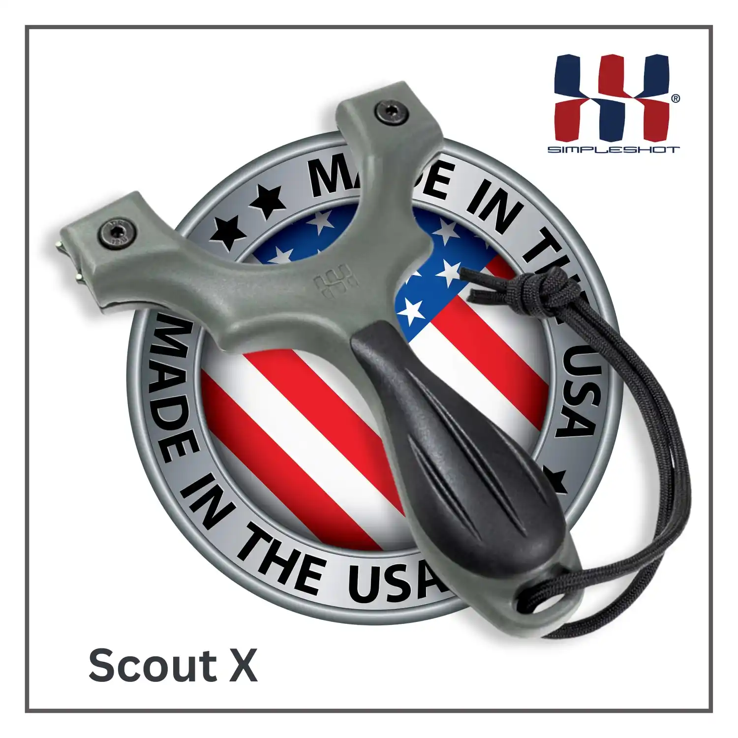 Simpleshot brand The Scout X is reminiscent in all the best ways of the original Scout XT and entirely new with its modern styling and integrated functionality. If you are looking for the one slingshot to rule them all, the Scout X just might be the one!