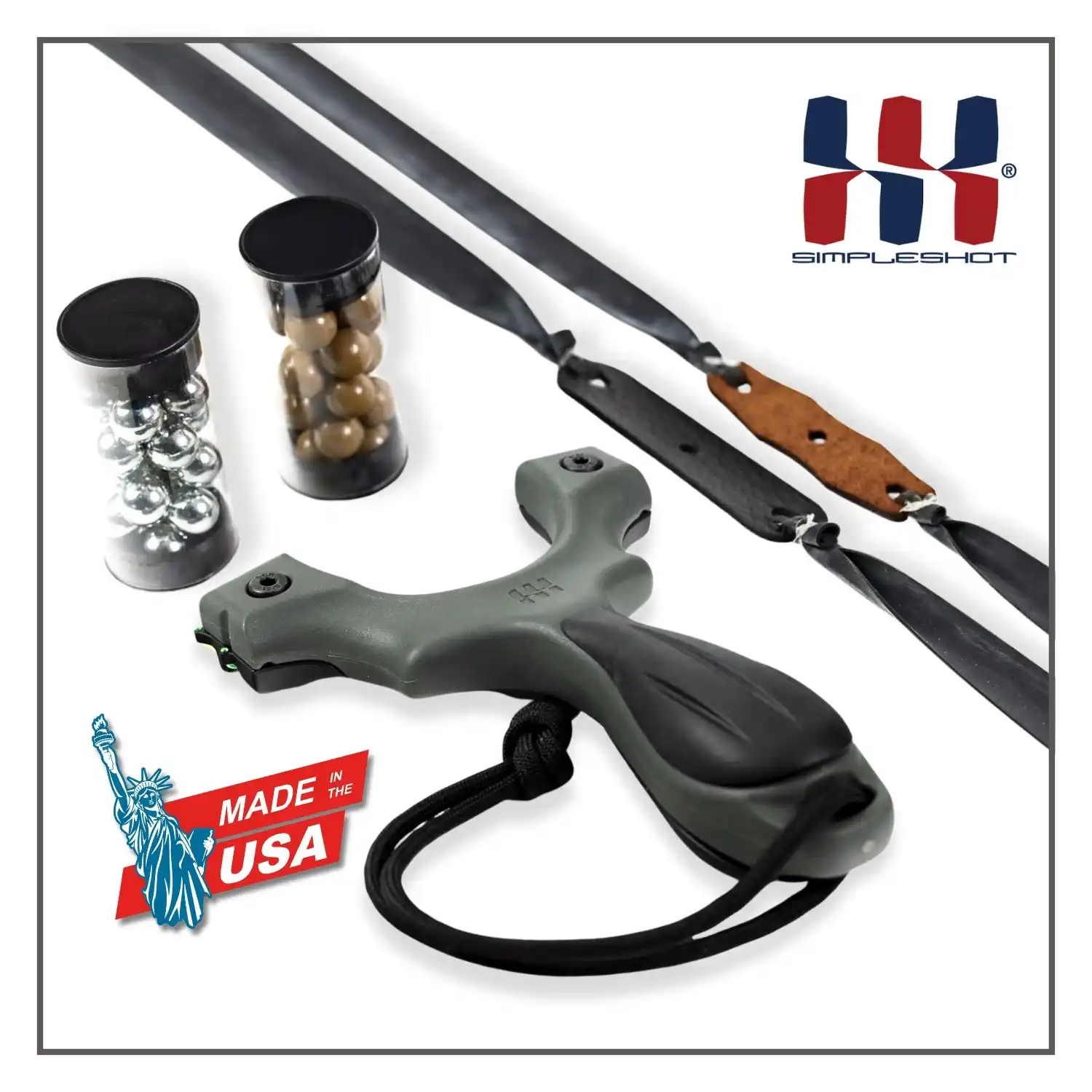 Simpleshot brand The Scout X is reminiscent in all the best ways of the original Scout XT and entirely new with its modern styling and integrated functionality. If you are looking for the one slingshot to rule them all, the Scout X just might be the one!