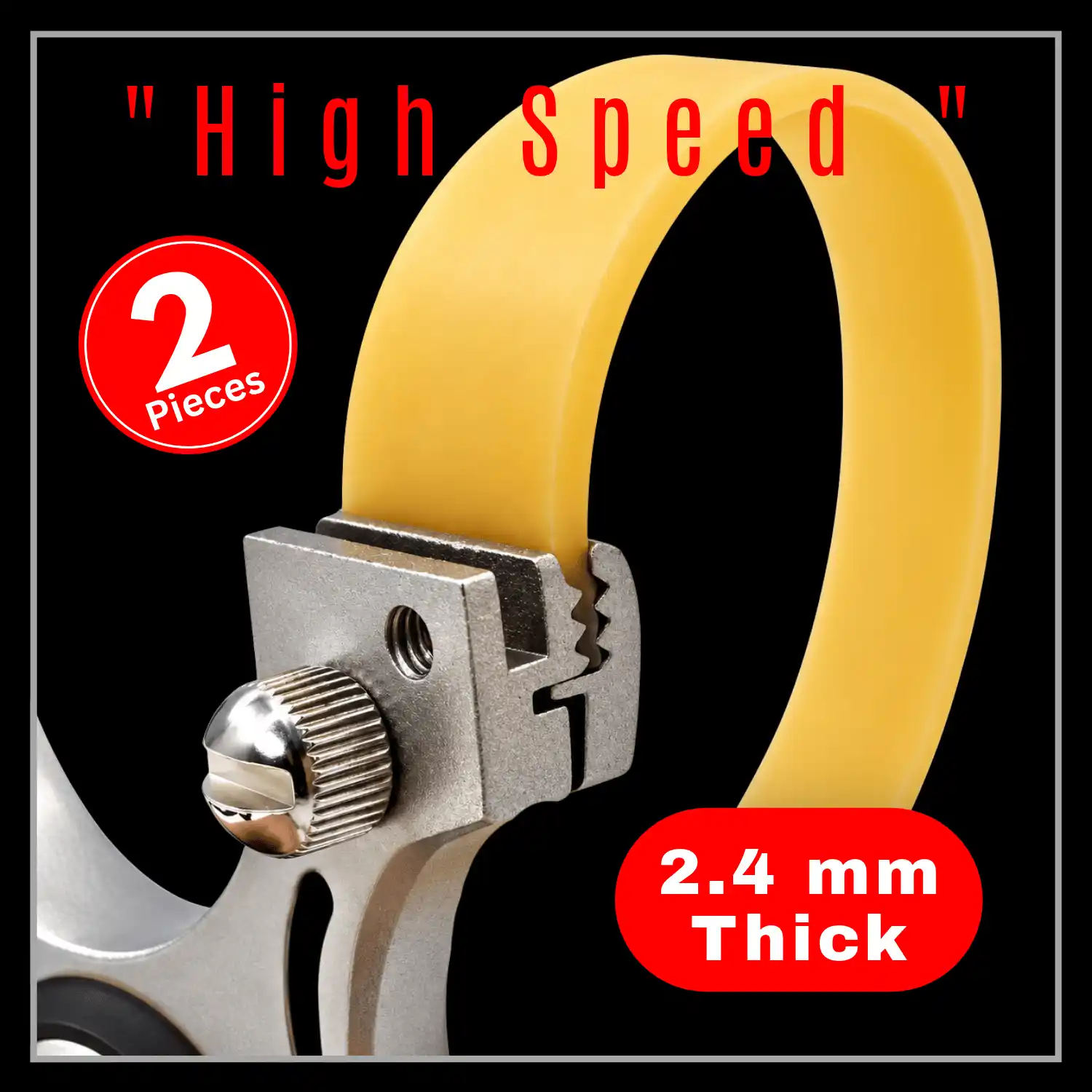 Slingshot Rubber 2.4mm Thick High Speed Hunting Rubber