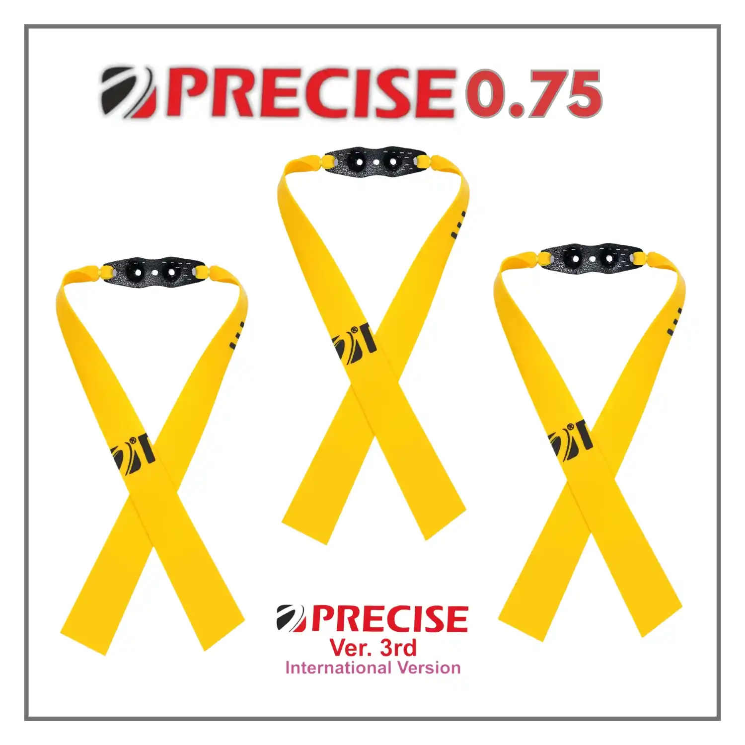 Precise 0.75 Slingshot Rubber Bands (3 Pieces) | High Elastic Latex Flatbands | Durable Replacement Bands for Hunting & Target Shooting