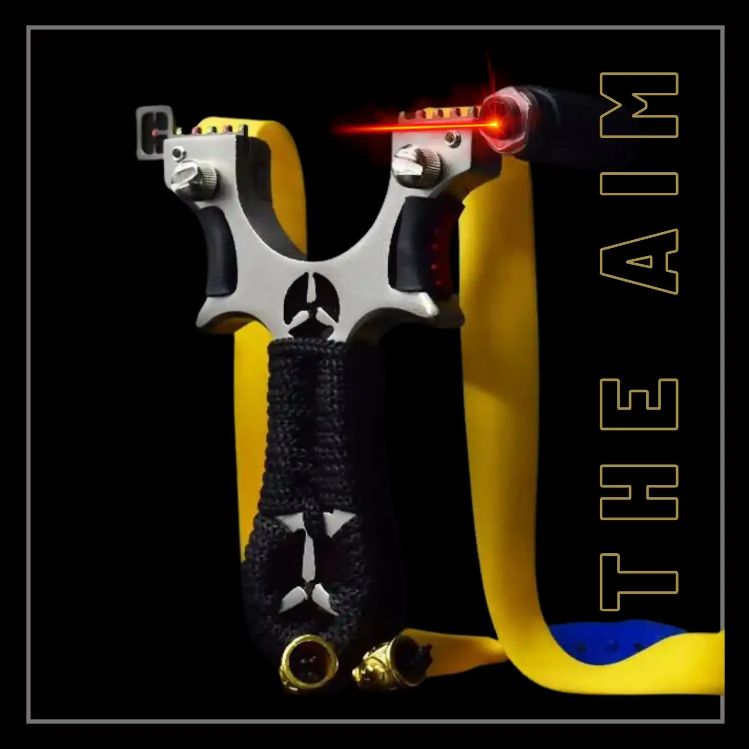 High Quality Stainless Steel Slingshot for Hunting with 50 Steelballs | Model S6