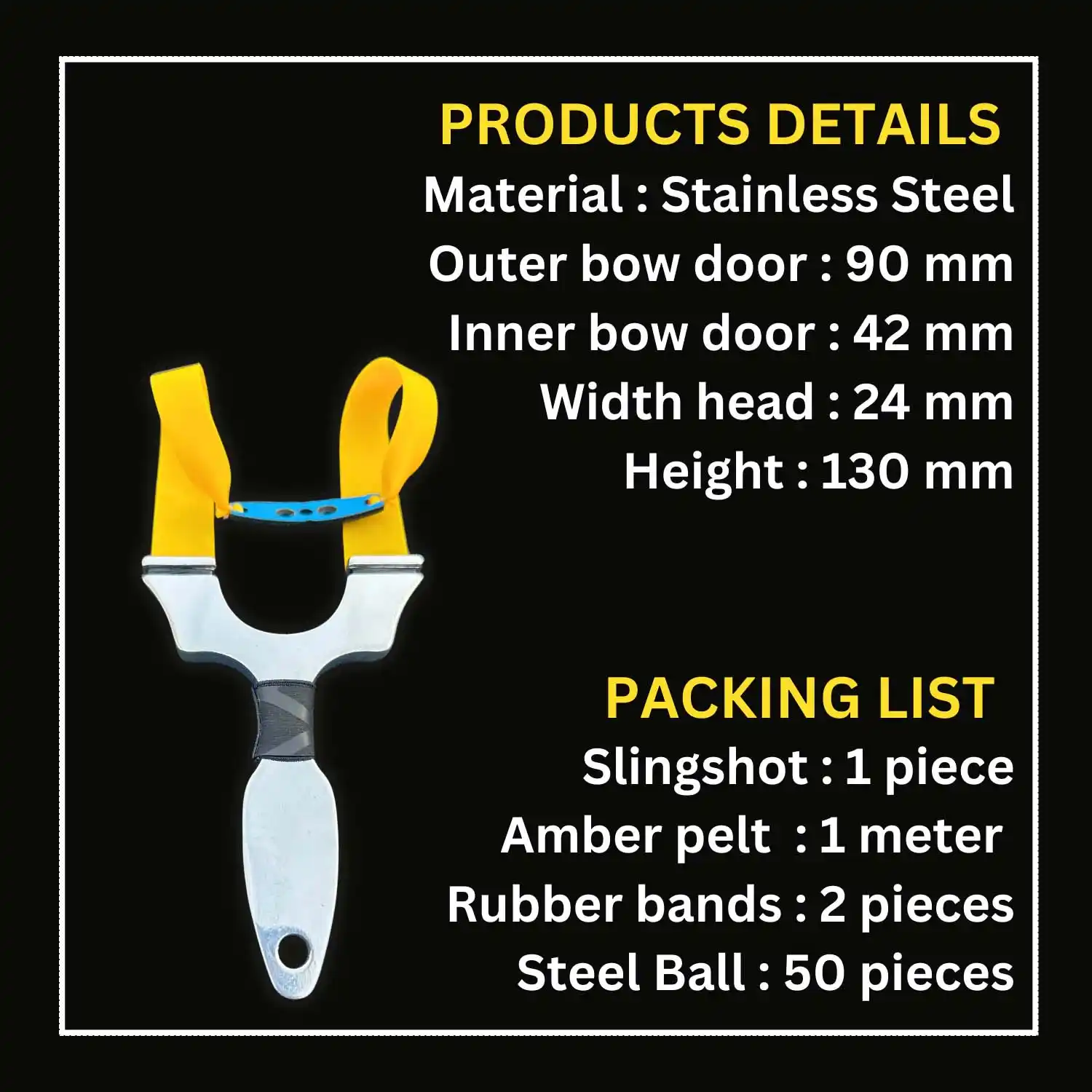 Easy Target Professional Steel Slingshot for Hunting | Model S9