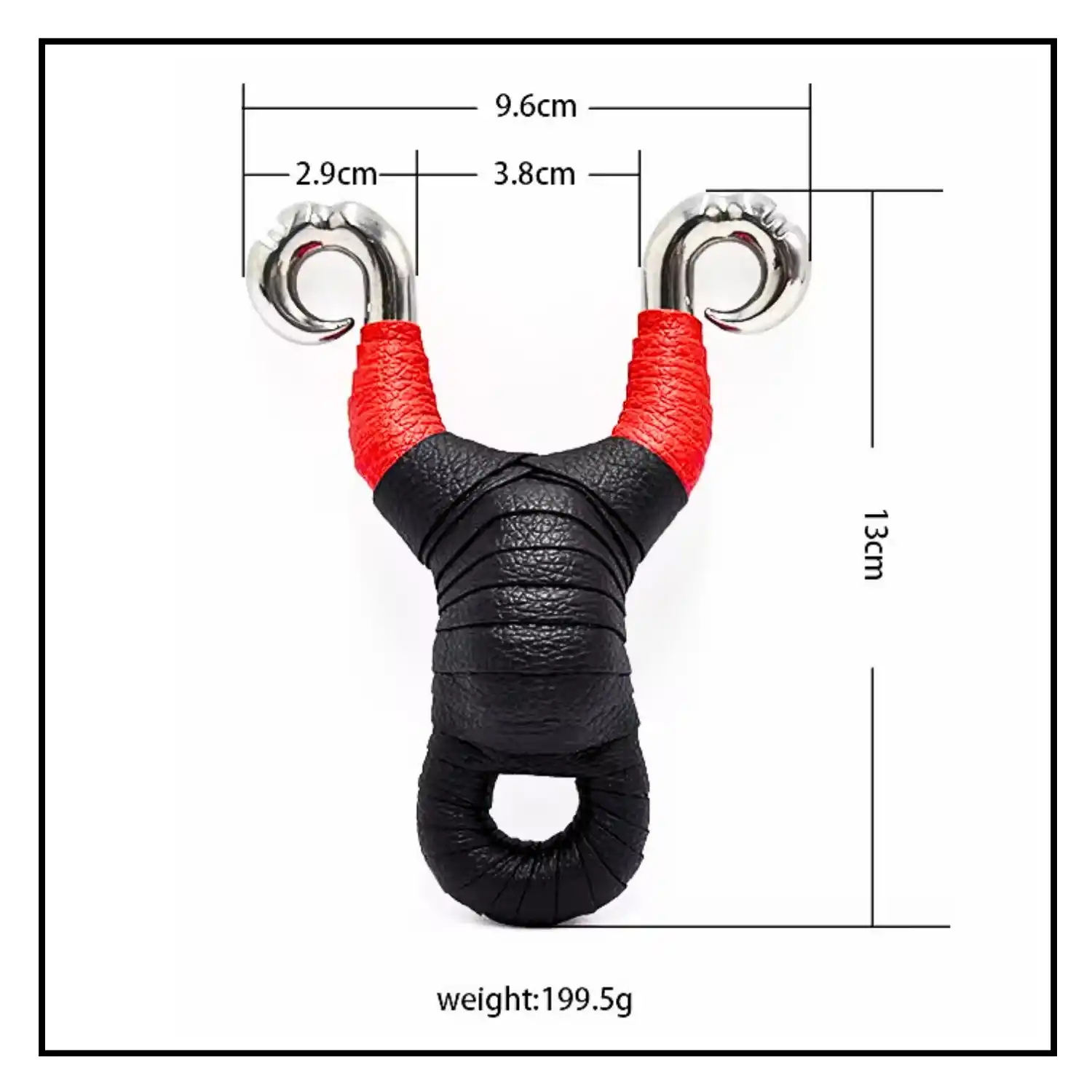 Premium Stainless Steel Gulel for Hunting & Camping | Heavy Duty Steel Slingshot for Target Shooting | Outdoor Survival Catapult | Pack of 1 | Model No: S56