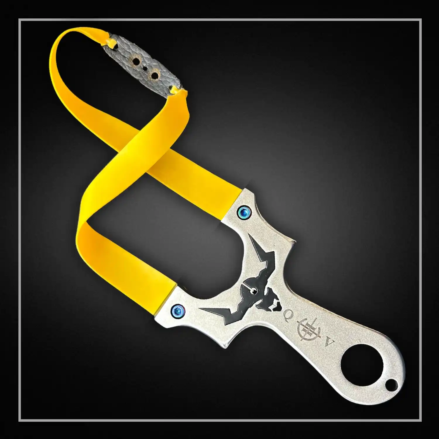 Survival Stainless Steel Slingshot with Precise Rubber | Model S1