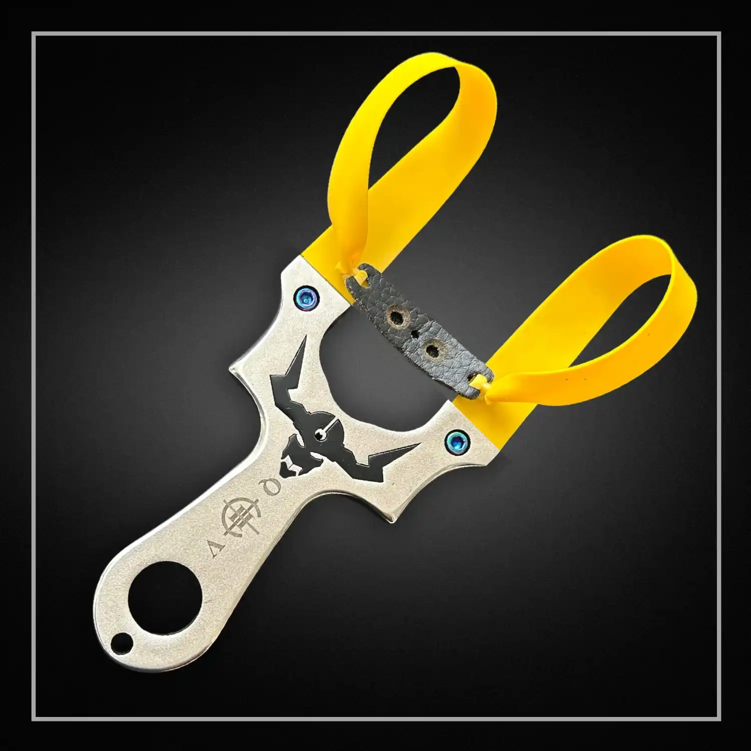 Survival Stainless Steel Slingshot with Precise Rubber | Model S1