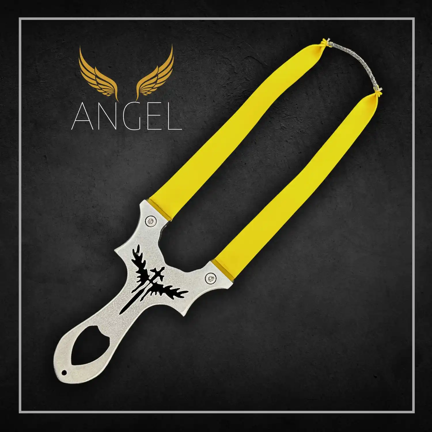 Powerful Stainless Steel Slingshot for Hunting Birds with Precise Band | Model S39