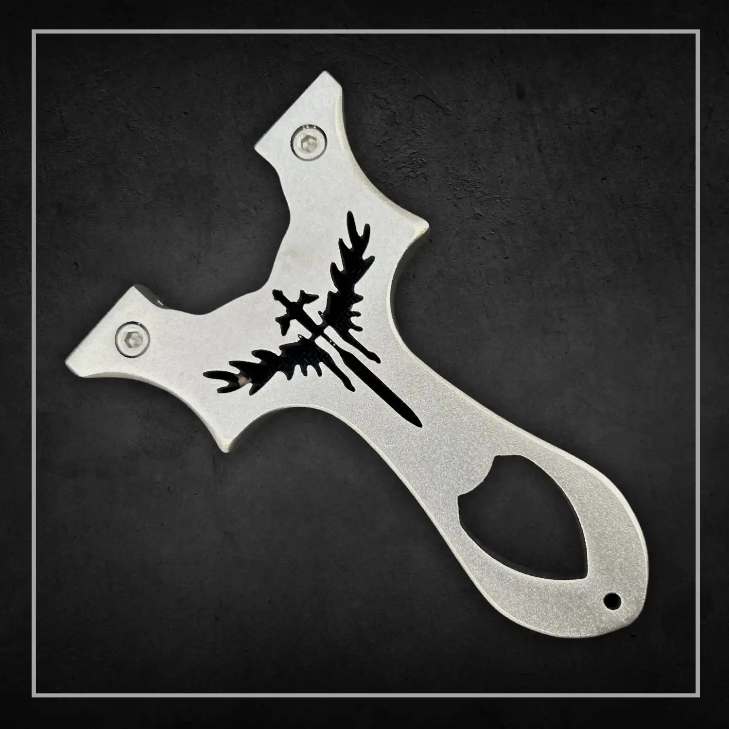 Powerful Stainless Steel Slingshot for Hunting Birds with Precise Band | Model S39