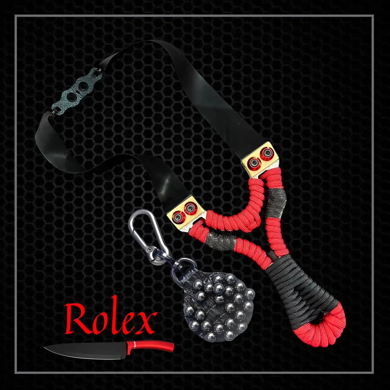 Professional Slingshot with Powerful Precise Rubber for Hunting | Model S47 | Made in England