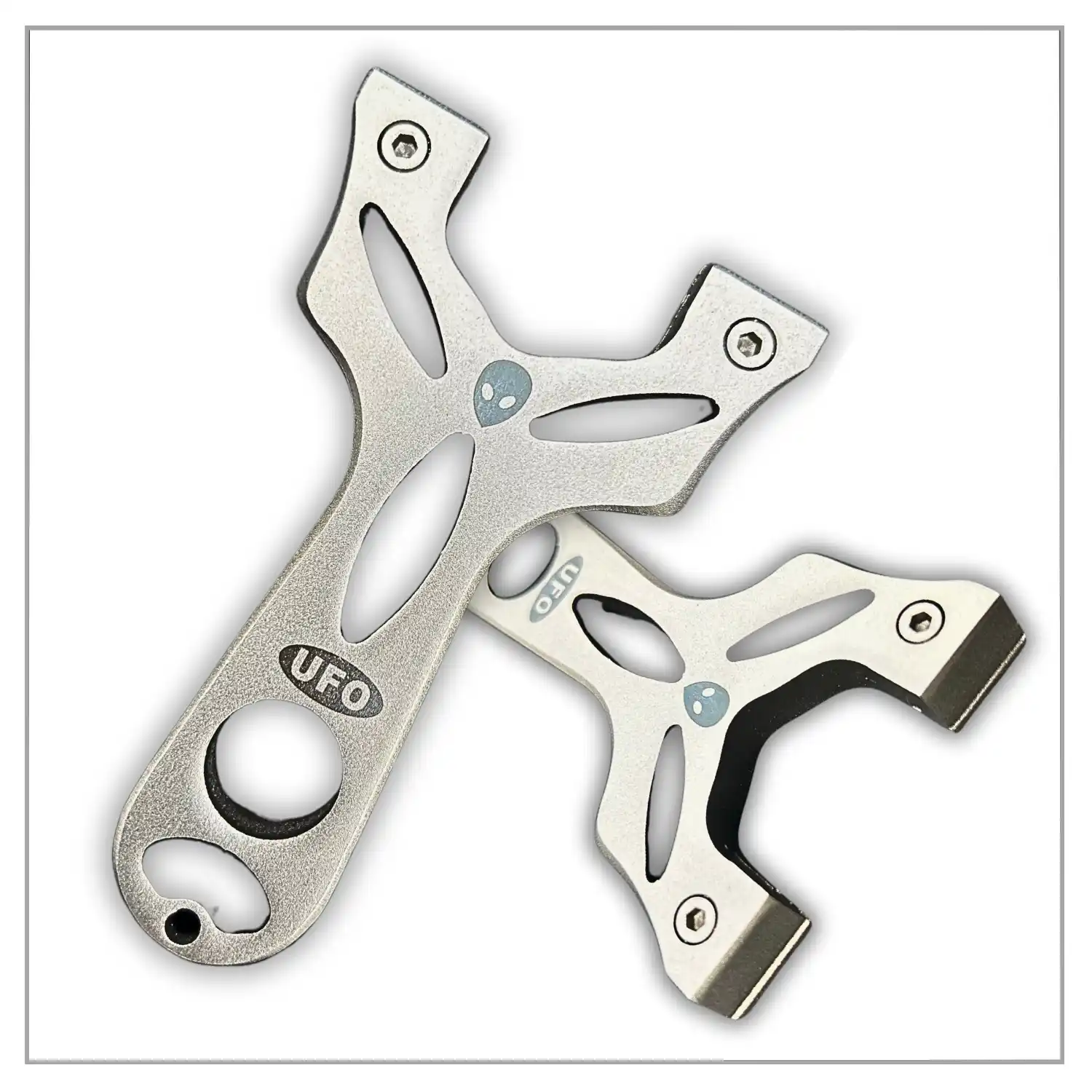 Hard Hitting Steel Slingshot for Hunting with Powerful Rubber Band | Model S16